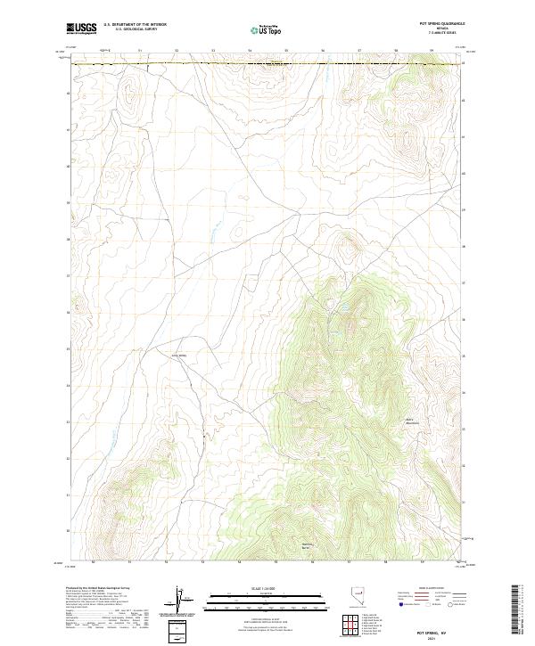 Pot Spring 2021 topographic map thumbnail