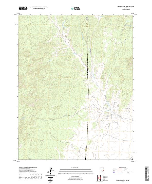 Prohibition Flat 2021 topographic map thumbnail