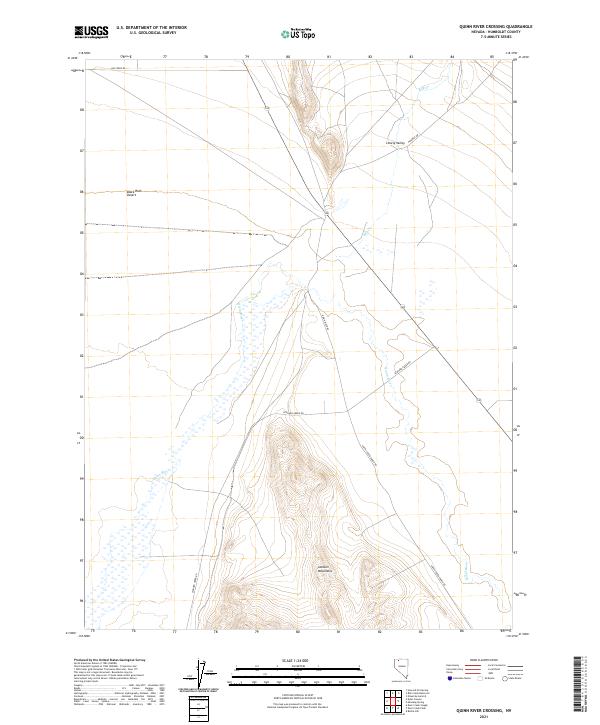 Quinn River Crossing topographic map thumbnail