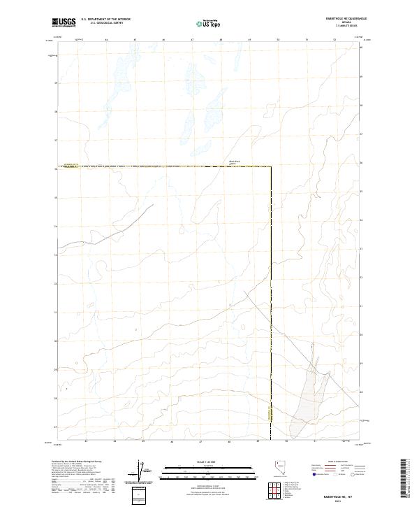 Rabbithole NE topographic map thumbnail