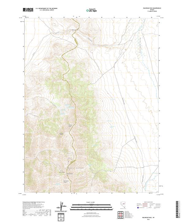 Railroad Pass topographic map thumbnail