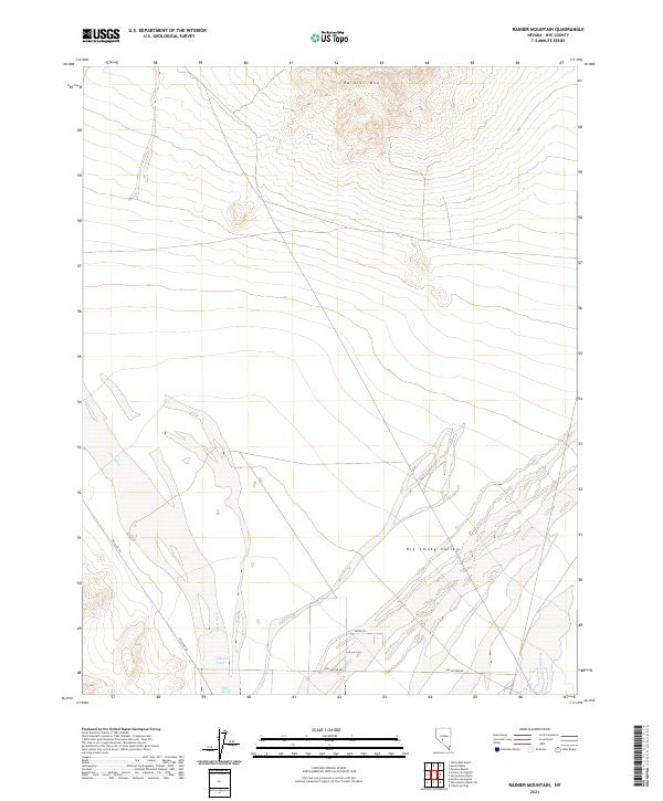 Rainier Mountain 2021 topographic map thumbnail