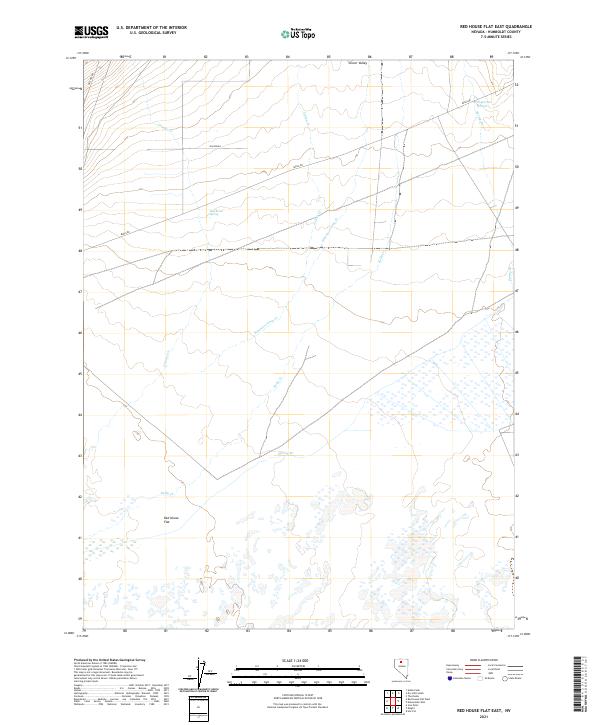 Red House Flat East topographic map thumbnail