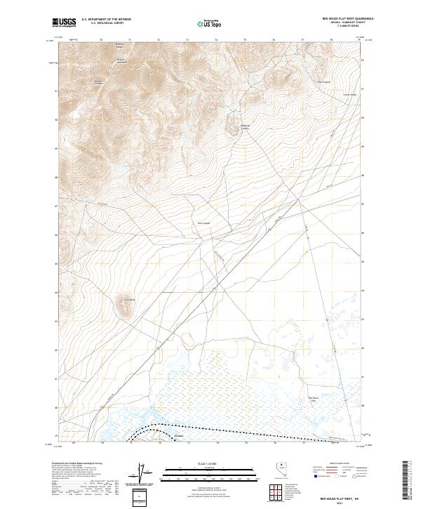 Red House Flat West topographic map thumbnail