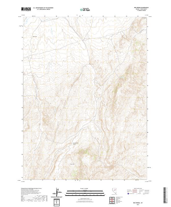 Red Spring 2021 topographic map thumbnail