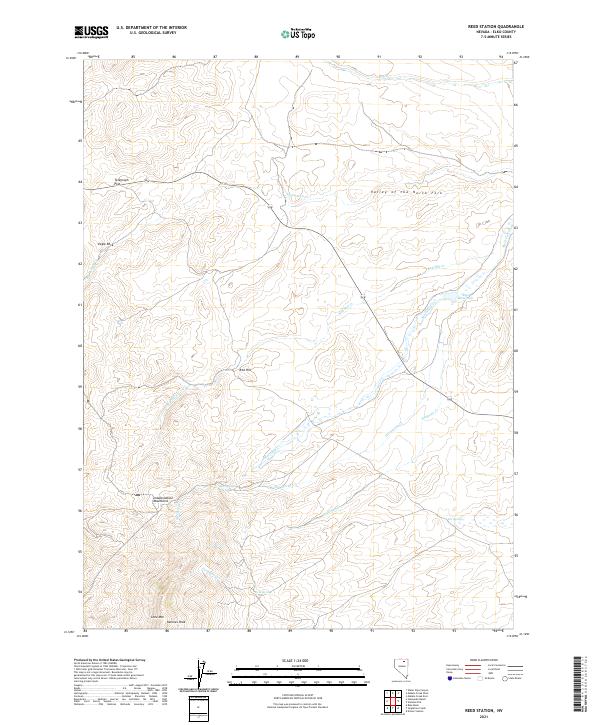 Reed Station 2021 topographic map thumbnail