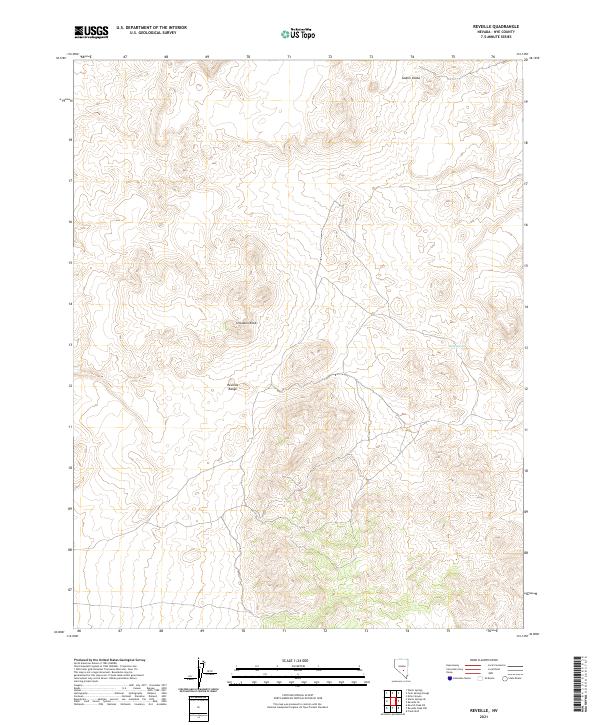 Reveille 2021 topographic map thumbnail