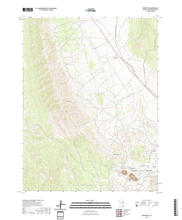 Riepetown 2021 topographic map thumbnail