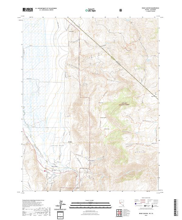 Risue Canyon 2021 topographic map thumbnail