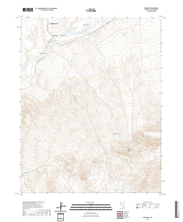 Riverside topographic map thumbnail