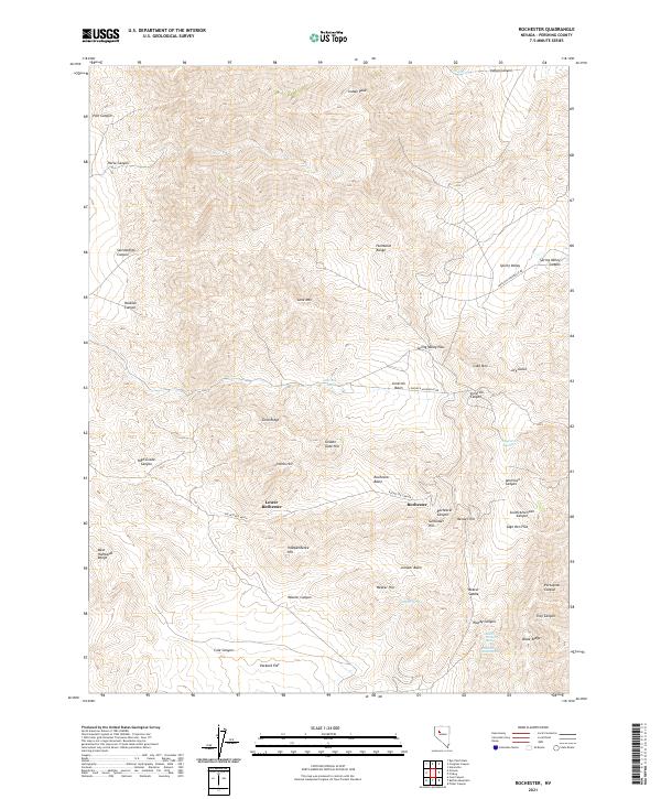 Rochester 2021 topographic map thumbnail