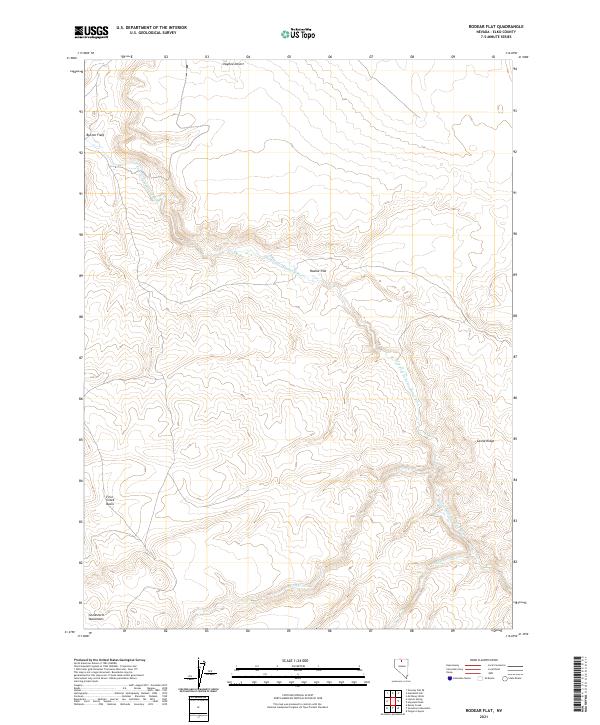 Rodear Flat 2021 topographic map thumbnail