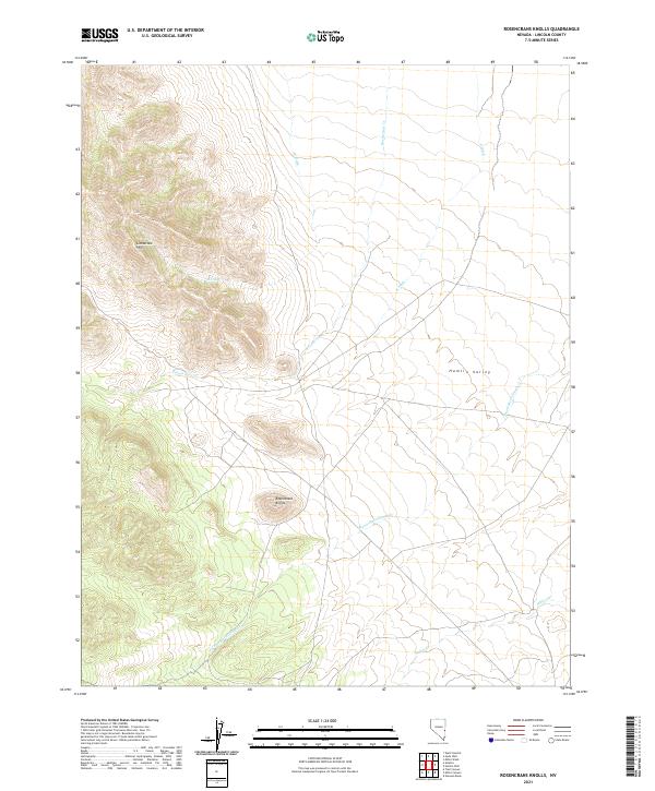 Rosencrans Knolls topographic map thumbnail