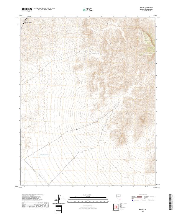 Rox NE topographic map thumbnail