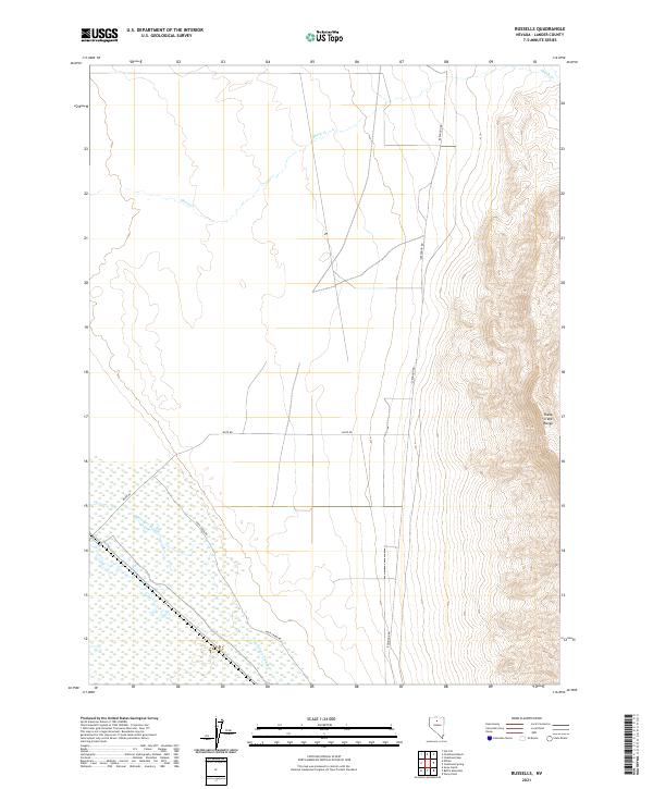 Russells 2021 topographic map thumbnail