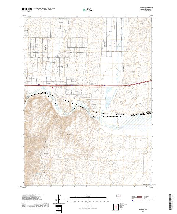 Ryndon 2021 topographic map thumbnail