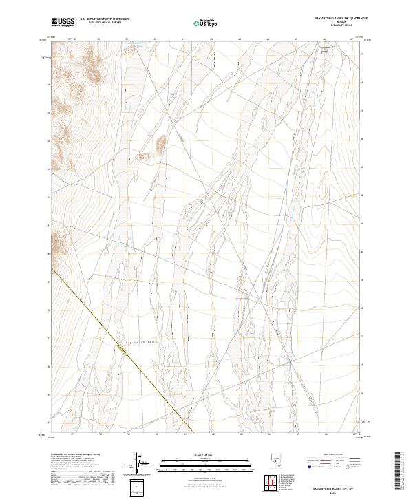 San Antonio Ranch SW topographic map thumbnail