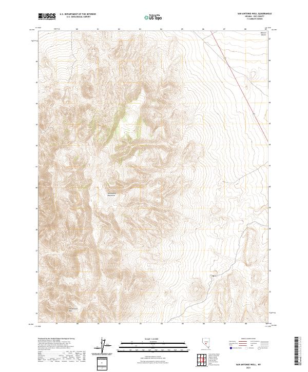 San Antonio Well topographic map thumbnail