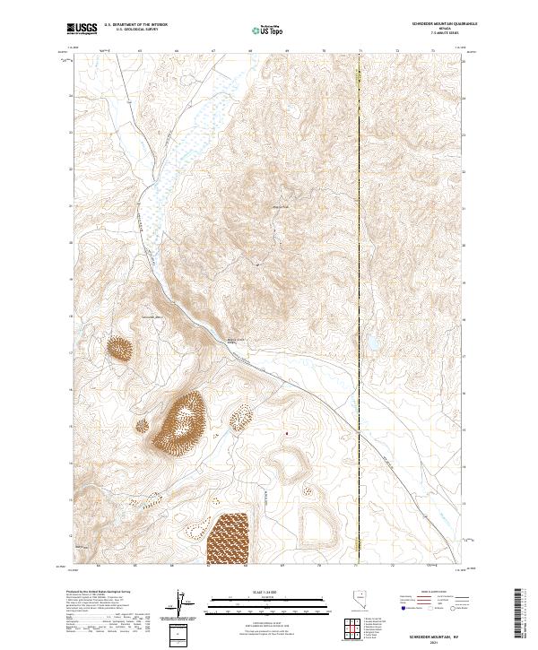 Schroeder Mountain 2021 topographic map thumbnail