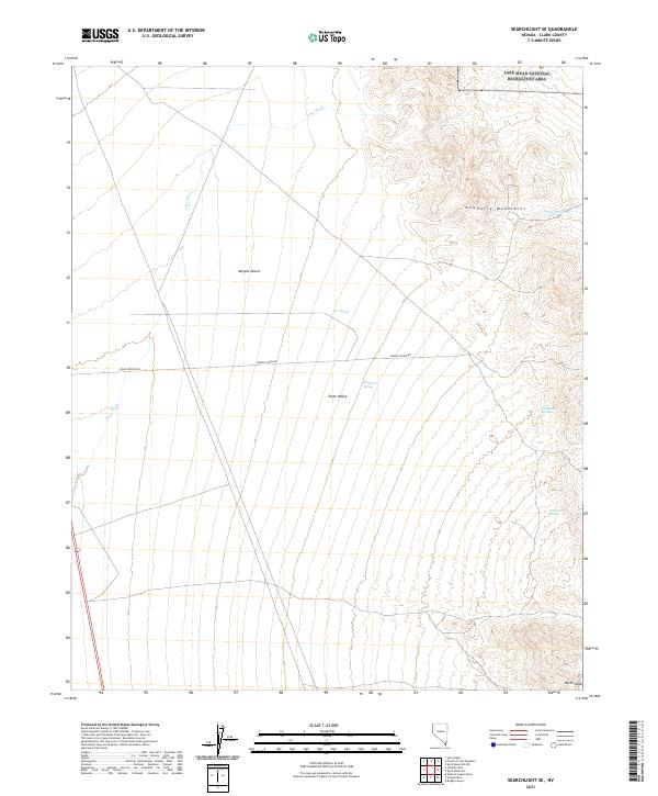 Searchlight SE 2021 topographic map thumbnail