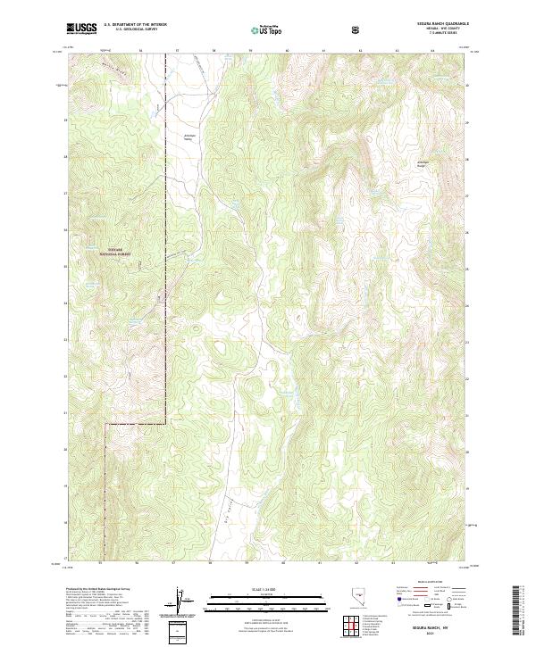Segura Ranch topographic map thumbnail
