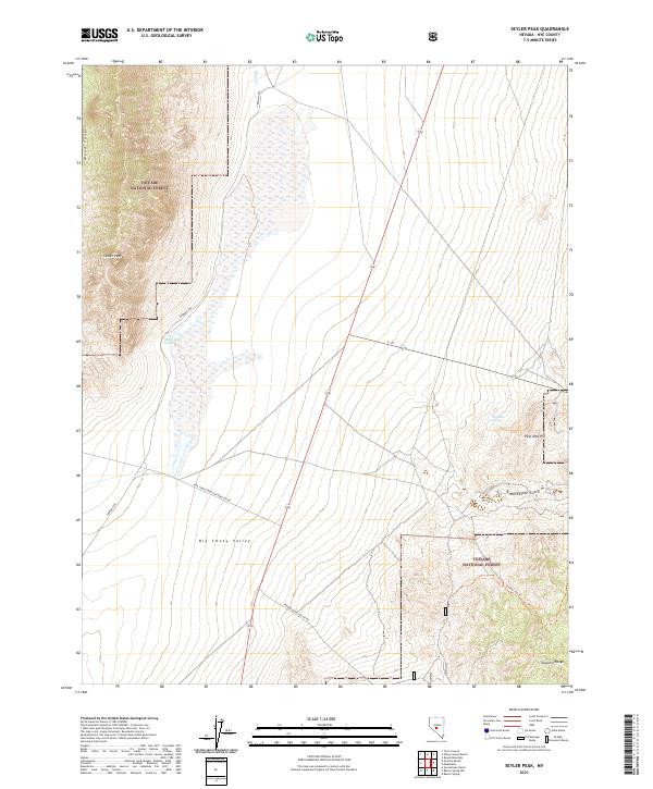 Seyler Peak 2021 topographic map thumbnail