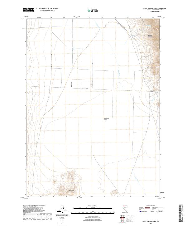 Sheep Ranch Springs topographic map thumbnail