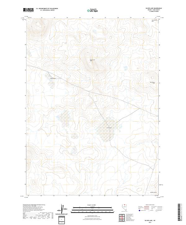 Silver Lake 2021 topographic map thumbnail