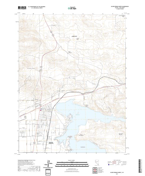 Silver Springs North topographic map thumbnail