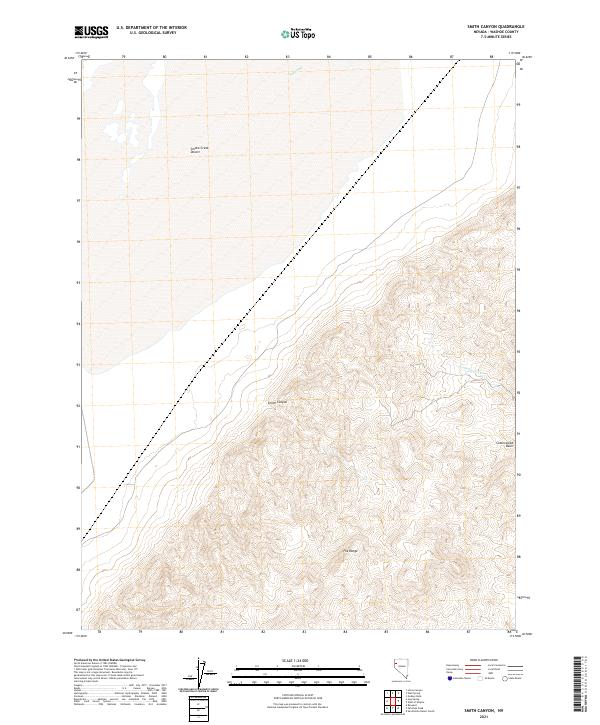 Smith Canyon topographic map thumbnail