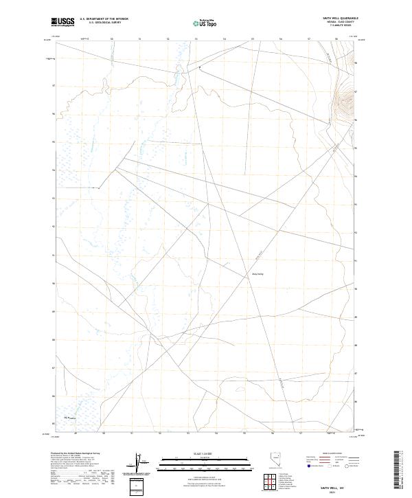 Smith Well 2021 topographic map thumbnail