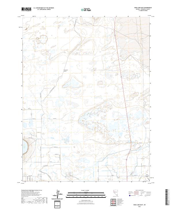 Soda Lake East topographic map thumbnail
