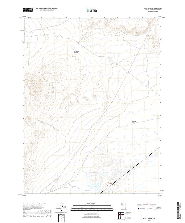 Soda Lake NW topographic map thumbnail
