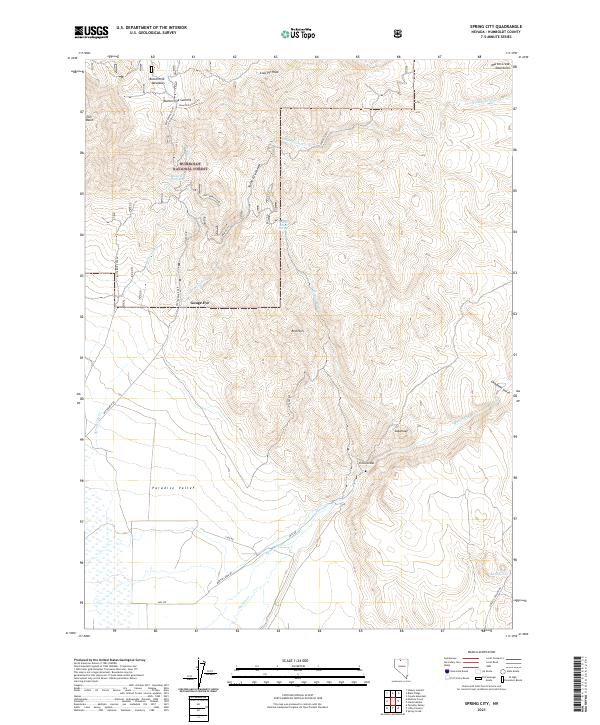 Spring City 2021 topographic map thumbnail