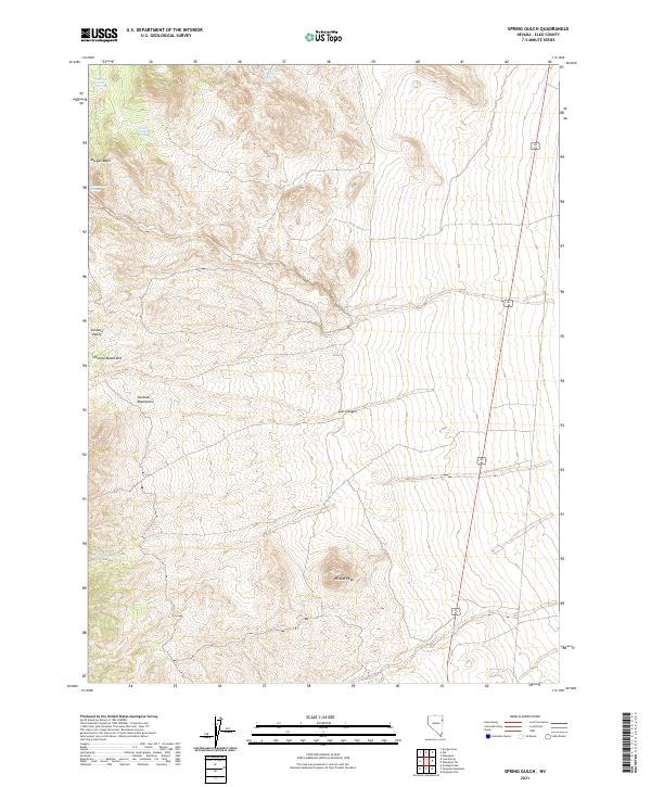 Spring Gulch topographic map thumbnail