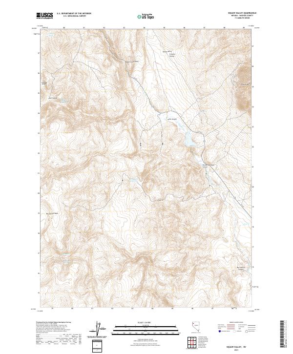 Big Sawmill Canyon 2021 topographic map thumbnail