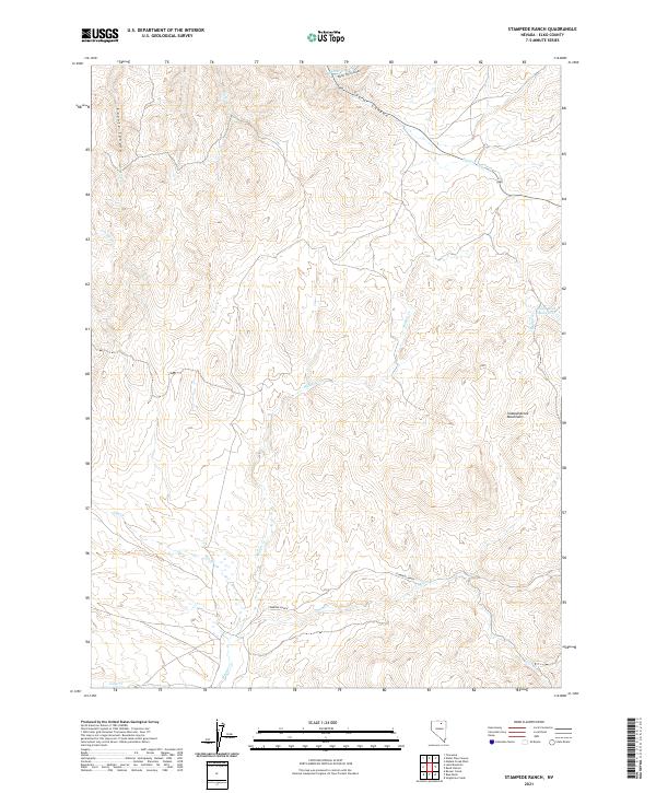 Stampede Ranch topographic map thumbnail
