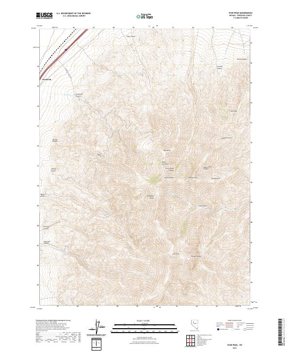Star Peak 2021 topographic map thumbnail