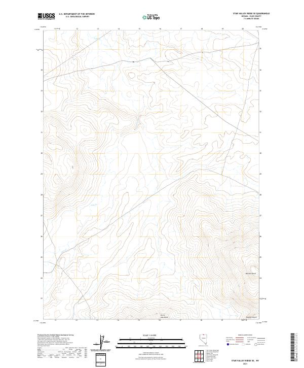 Star Valley Ridge SE topographic map thumbnail
