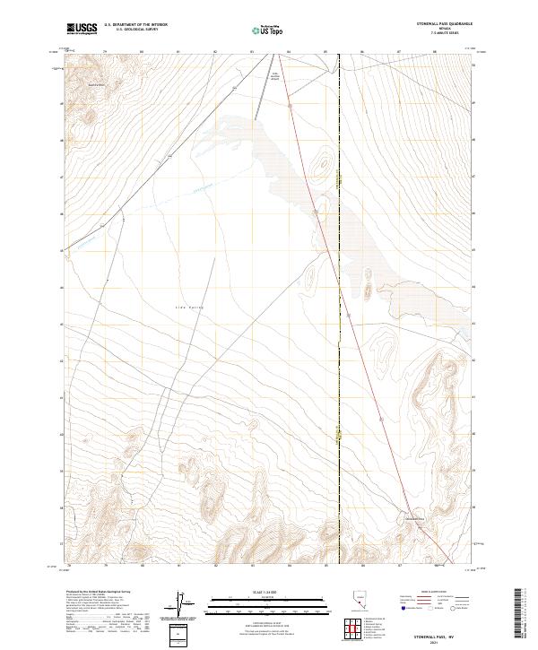 Stonewall Pass topographic map thumbnail