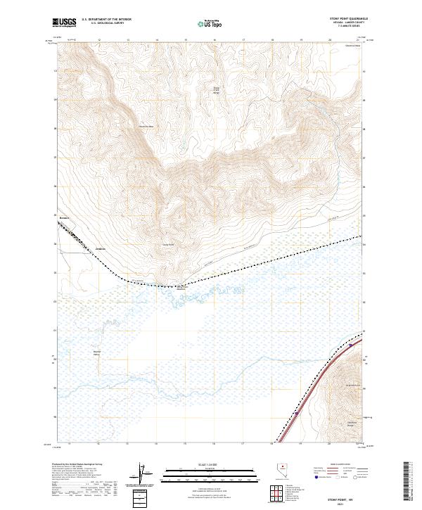 Stony Point 2021 topographic map thumbnail