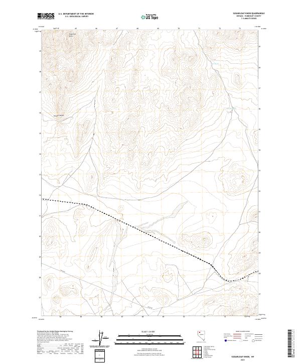 Sugarloaf Knob 2021 topographic map thumbnail