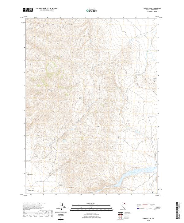 Summer Camp topographic map thumbnail