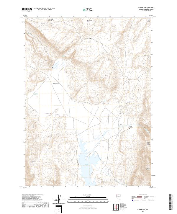 Summit Lake 2021 topographic map thumbnail