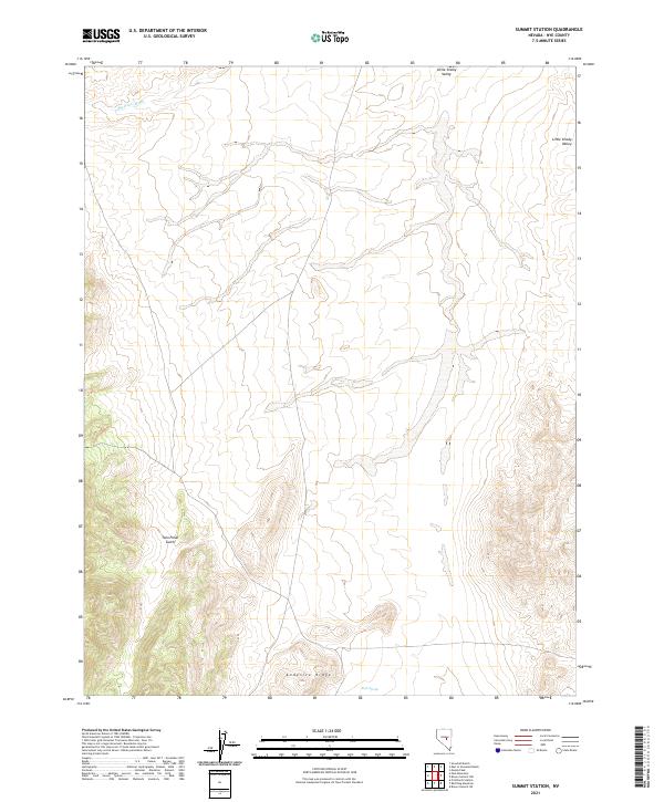 Summit Station 2021 topographic map thumbnail