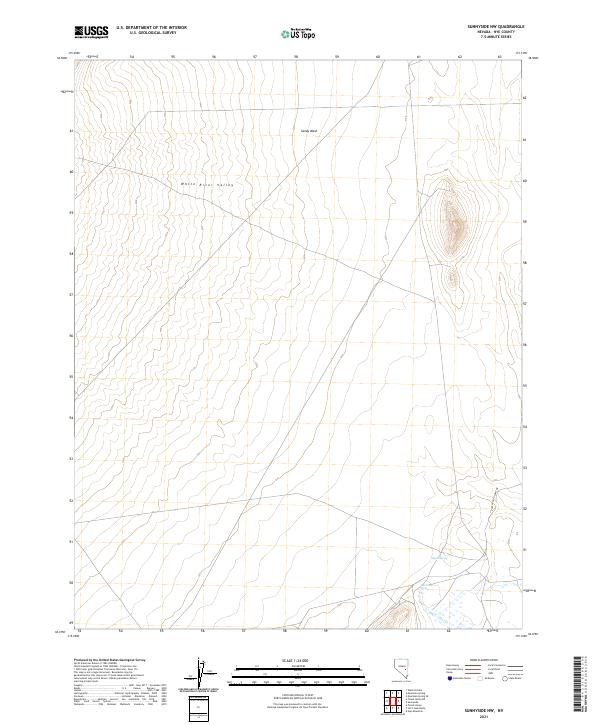 Sunnyside NW topographic map thumbnail