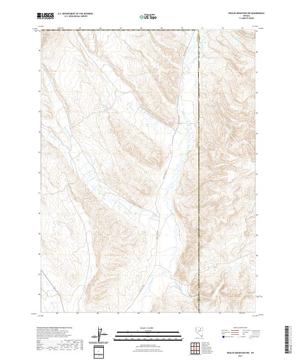 Swales Mountain NW topographic map thumbnail
