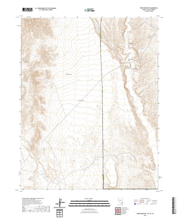 Terry Benches 2021 topographic map thumbnail