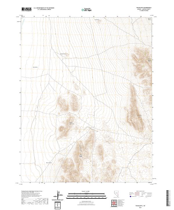 The Bluffs 2021 topographic map thumbnail