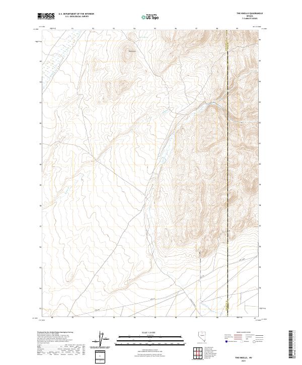 The Knolls 2021 topographic map thumbnail